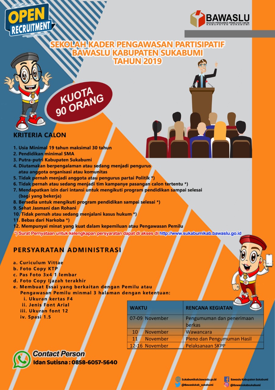 Pengumuman seleksi Administrasi SKPP