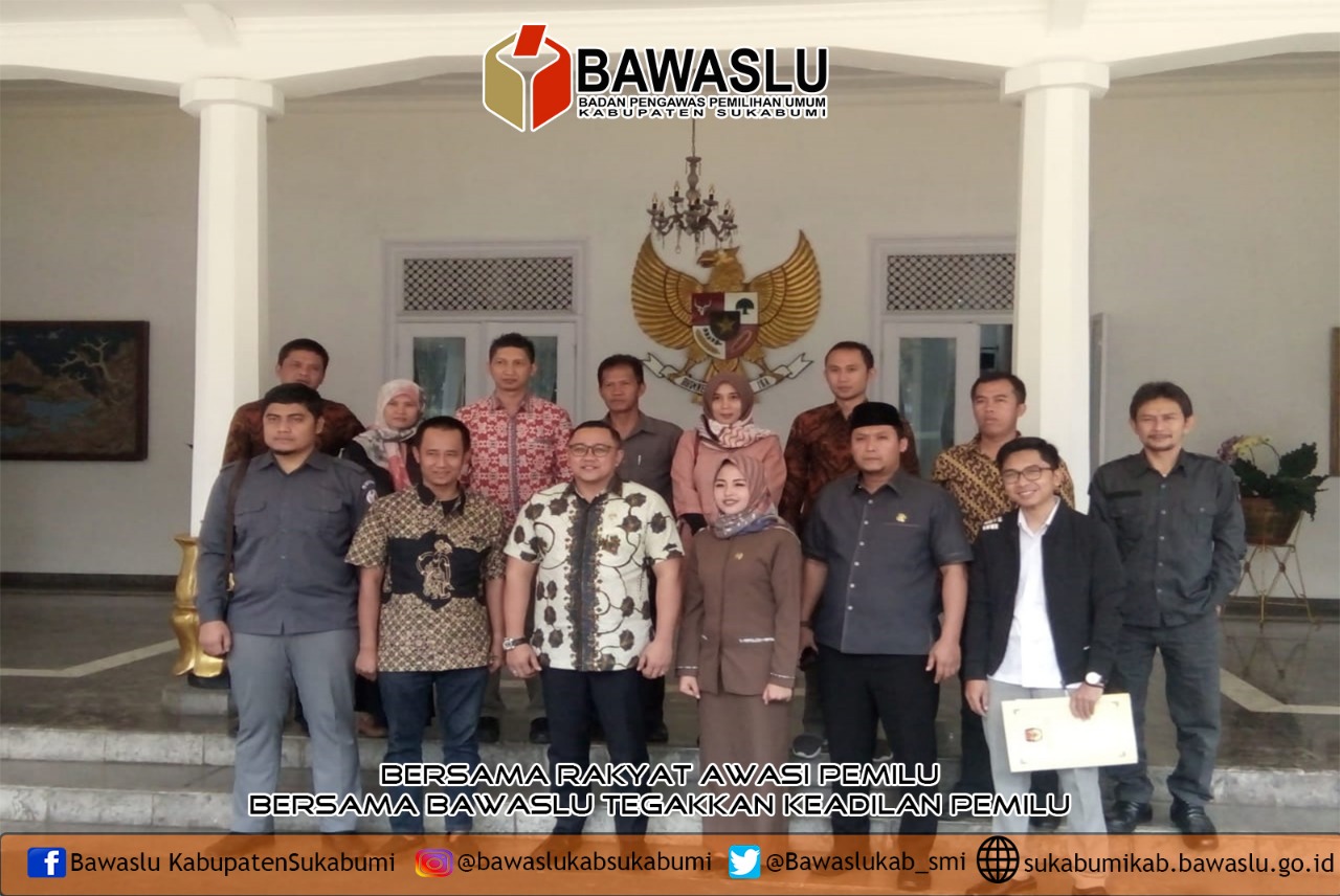 Audiensi Bawaslu Kabupaten Sukabumi Bersama DPRD Kabupaten Sukabumi