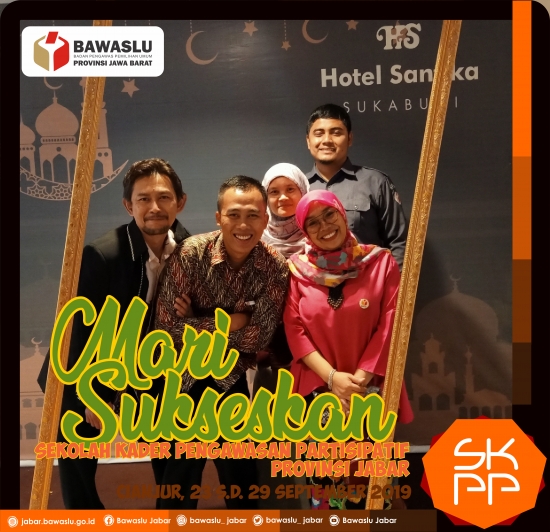 Sukseskan Sekolah Kader Pengawasan Partisipatif