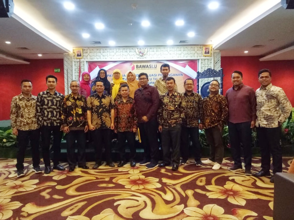 Rakernis Evaluasi Penanganan Pelanggaran Pemilu tahun 2019