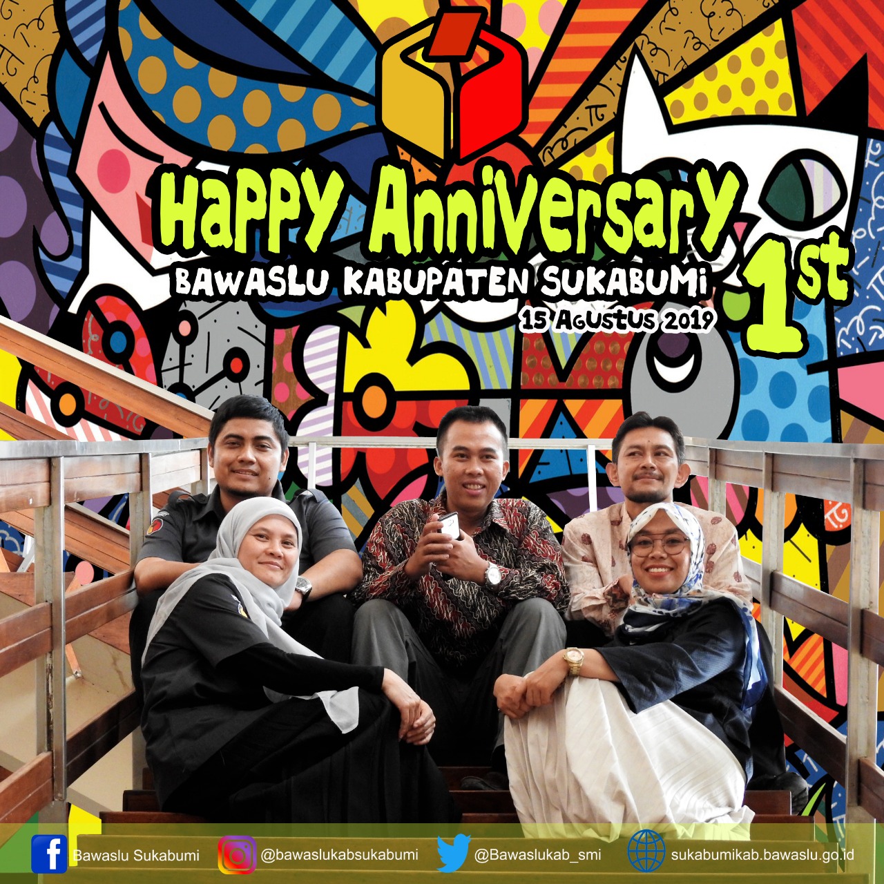 Selamat Ulang Tahun Bawaslu Kabupaten Sukabumi