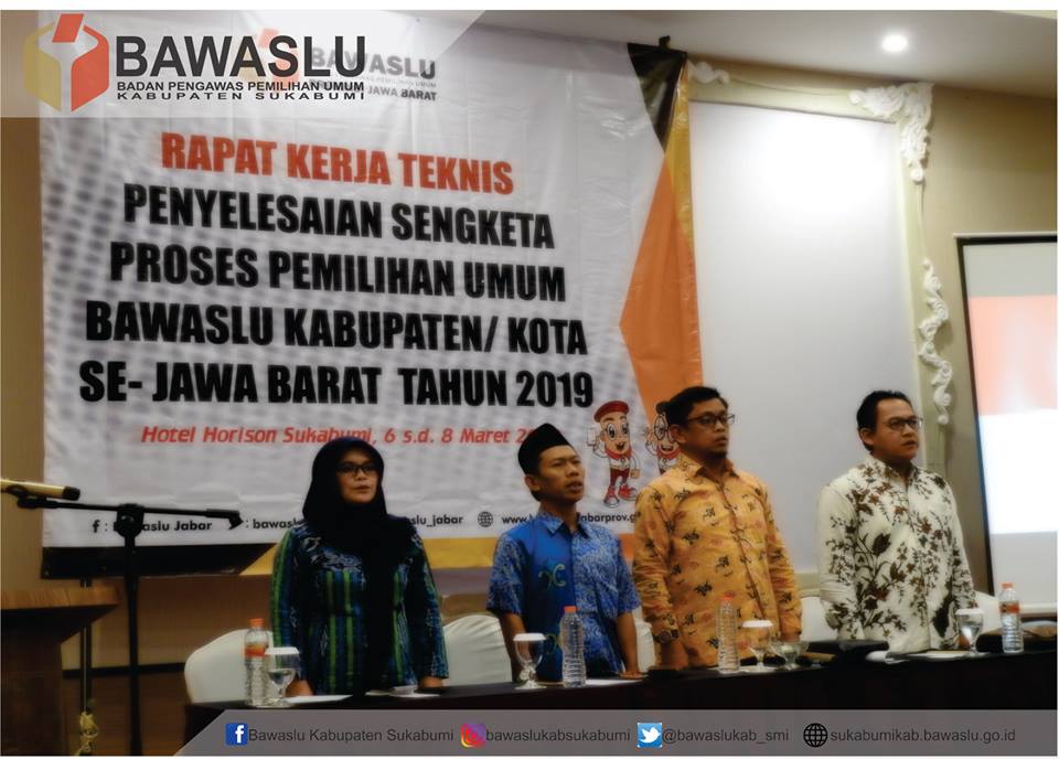 Bawaslu  Jabar Gelar Rapat Teknis Penyelesaian Sengketa