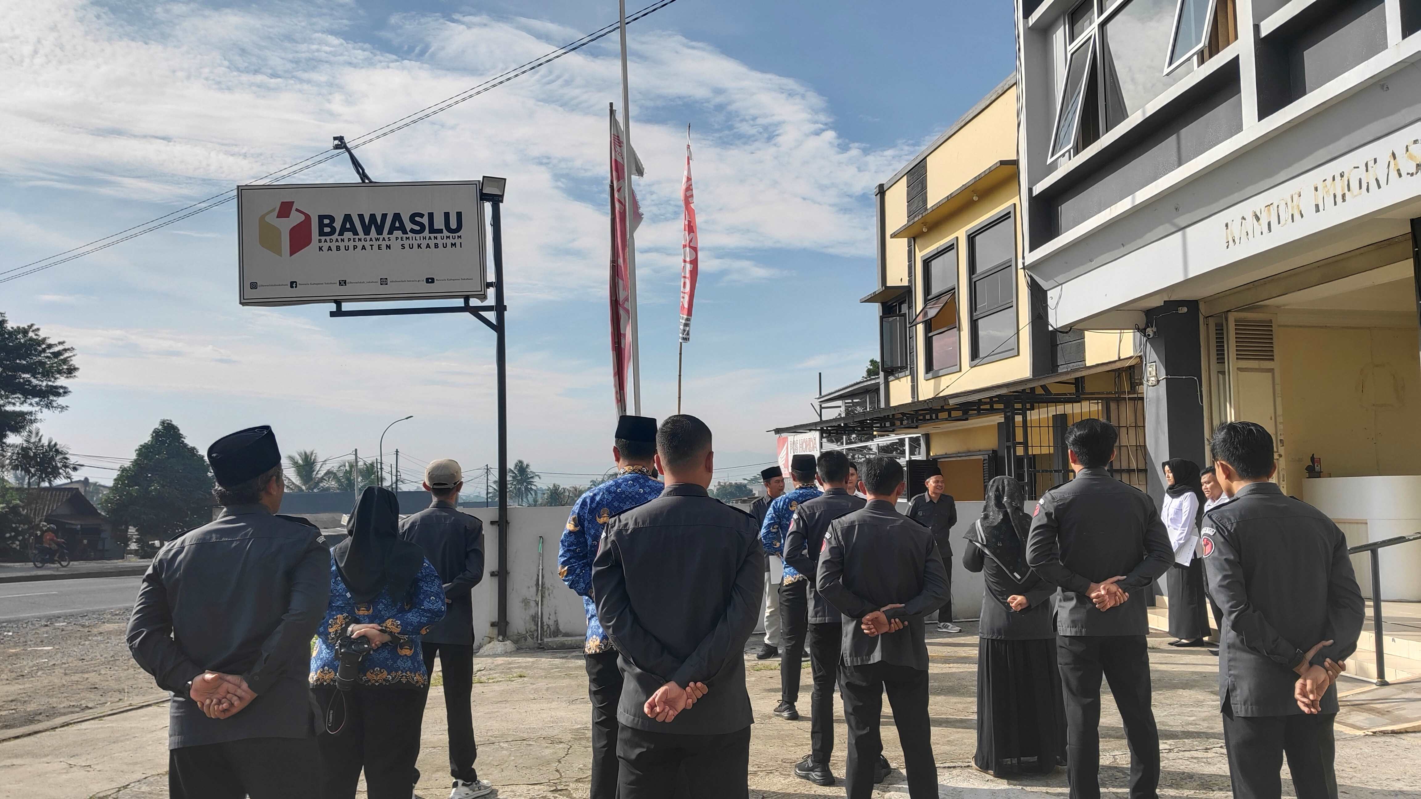 Bawaslu gelar upacara hari lahir Pancasila