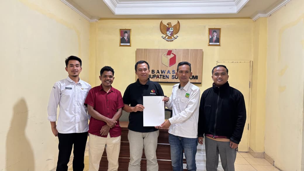 Bawaslu Kabupaten Sukabumi Perkuat Koordinasi Kelembagaan dengan DPC PBB Kabupaten Sukabumi.