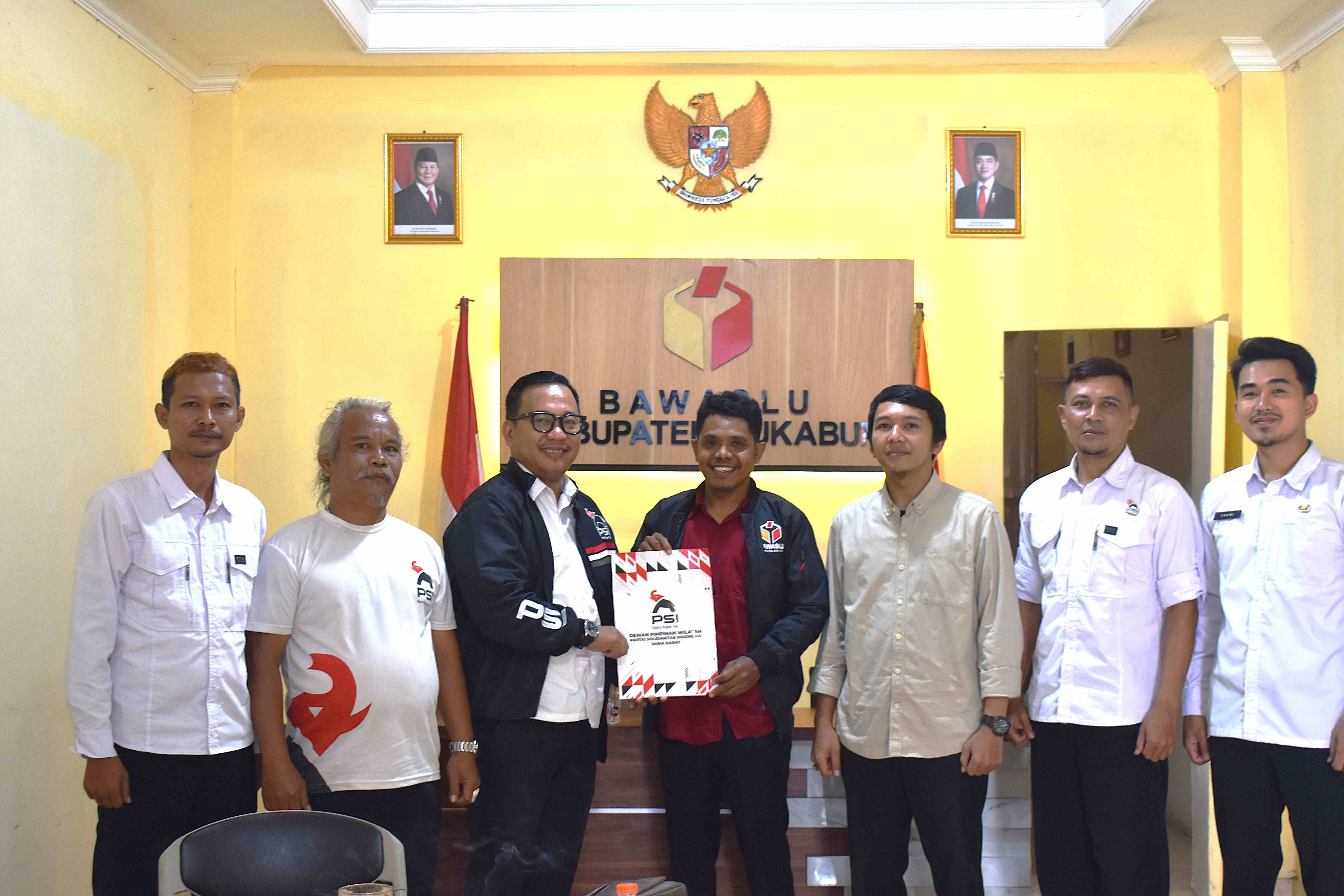 Kunjungan DPD PSI Kabupaten Sukabumi