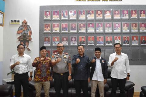 koordinasi polres kota - bawaslu