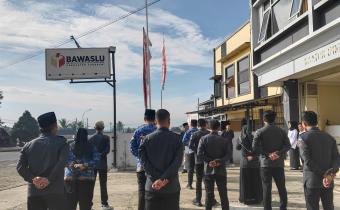 Bawaslu gelar upacara hari lahir Pancasila